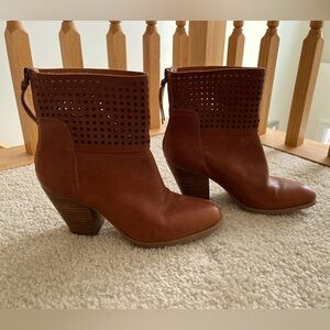 Nine West perforated bootie